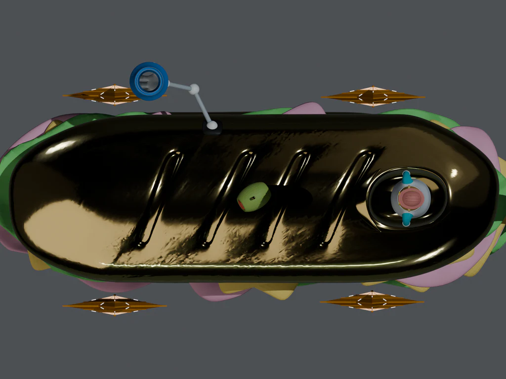 DBS 6847 — Top detail