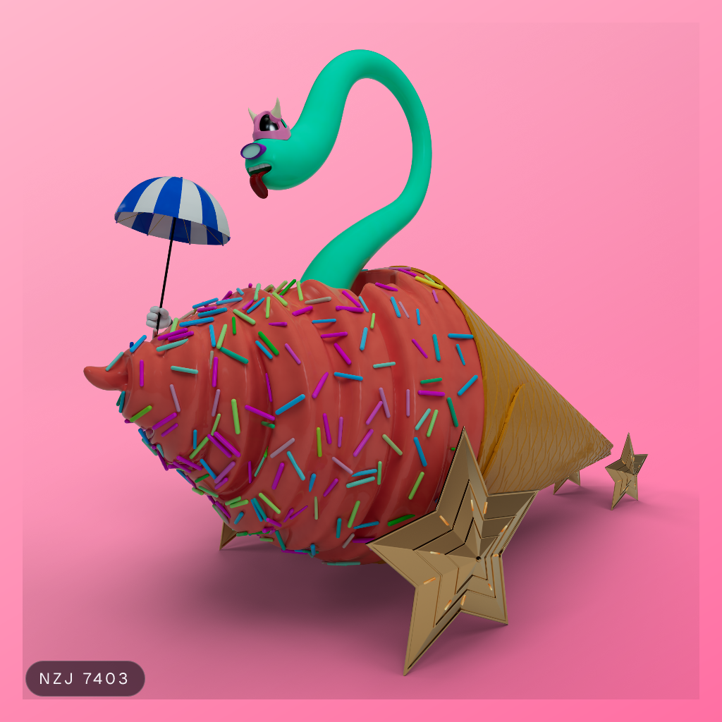 NZJ 7403 share card — Card only (avatar)